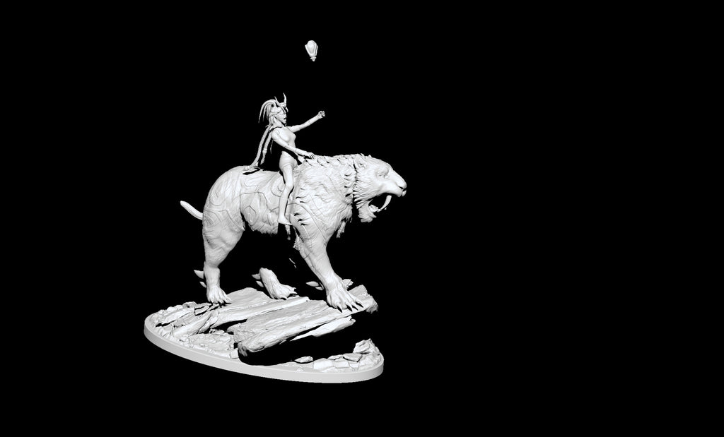 Tiger Girl Silkroad Online 3D STL