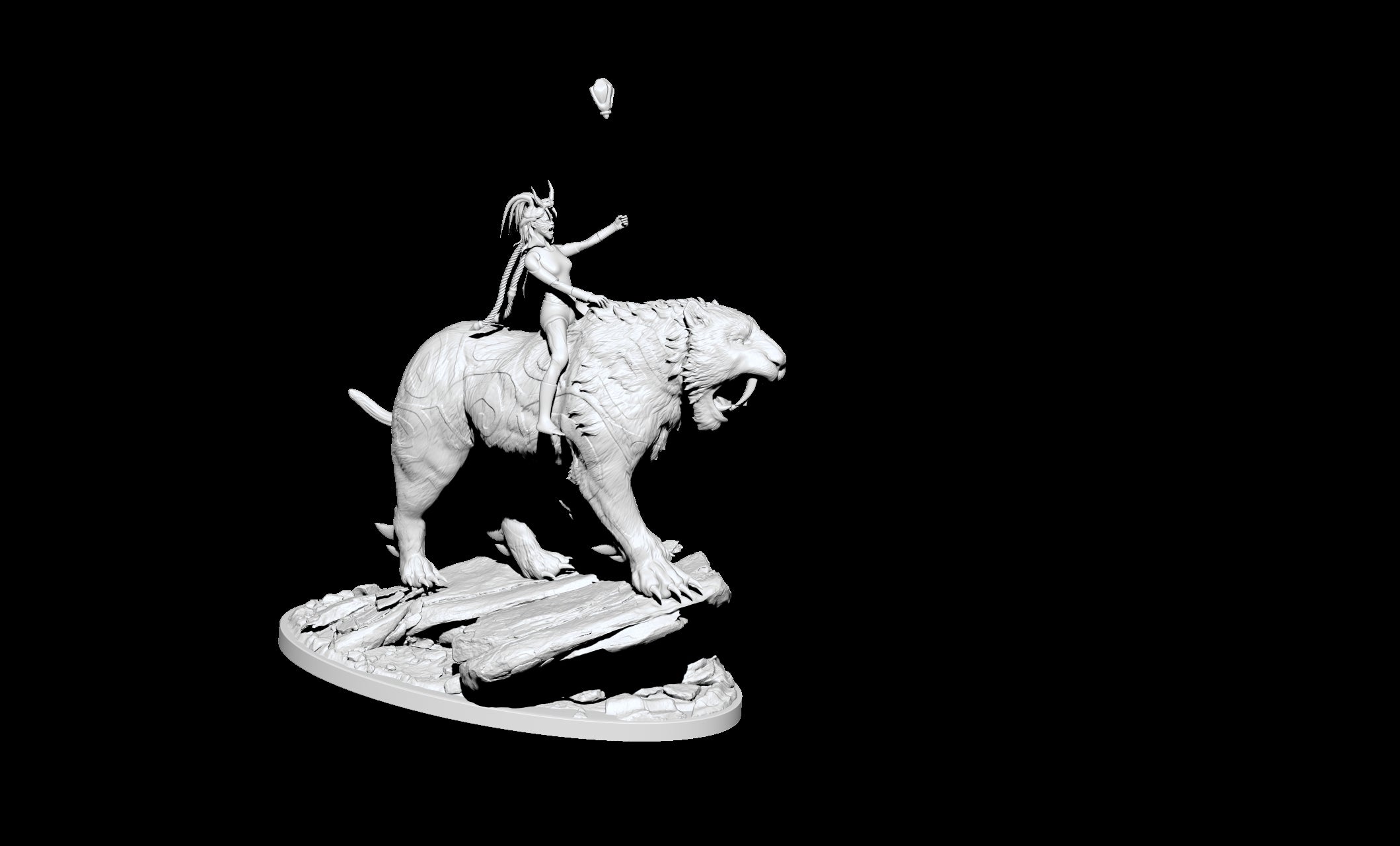 Tiger Girl Silkroad Online 3D STL