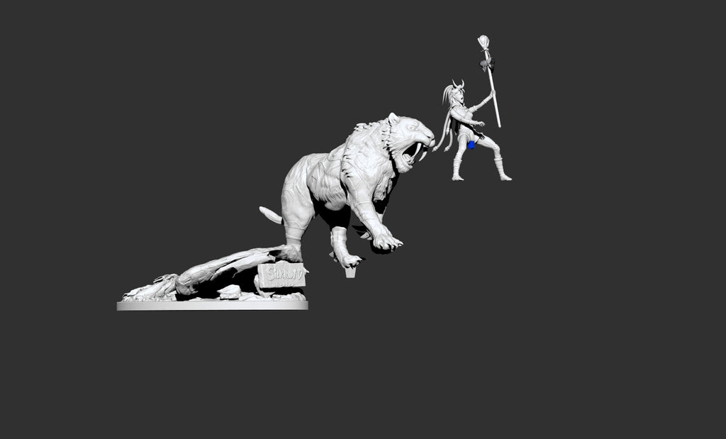 Tiger Girl Silkroad Online 3D STL
