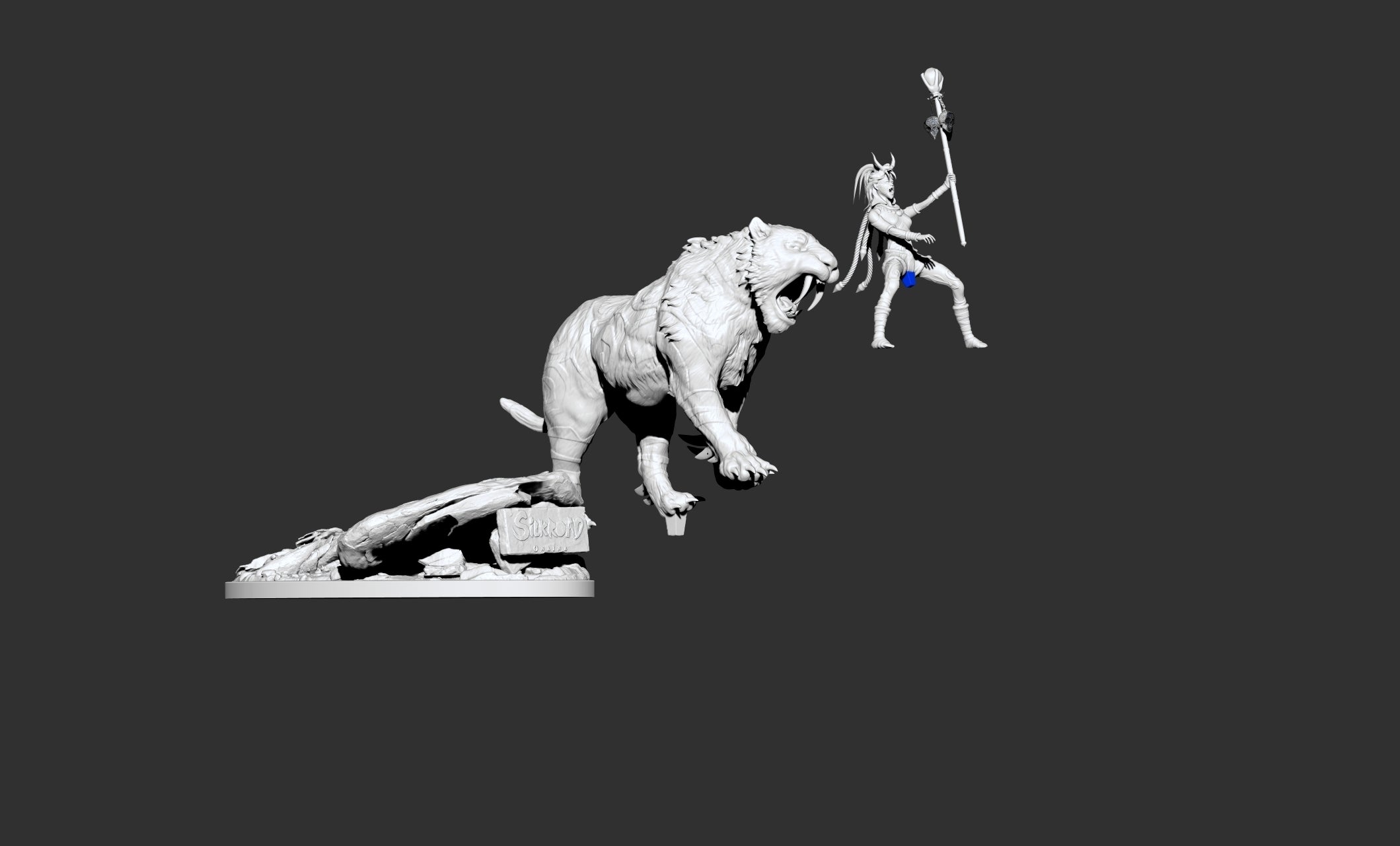 Tiger Girl Silkroad Online 3D STL