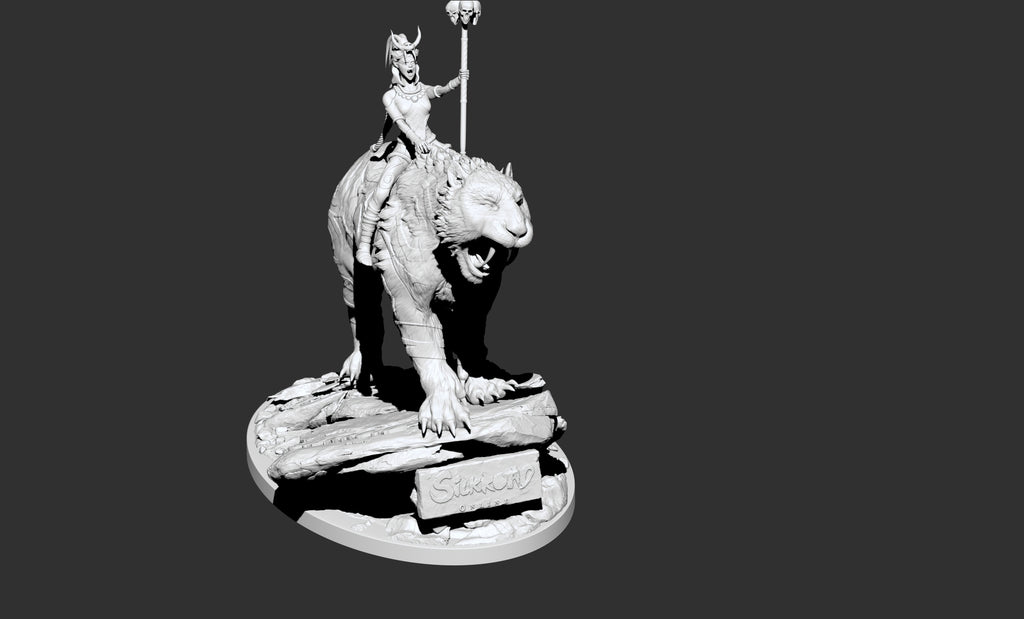 Tiger Girl Silkroad Online 3D STL
