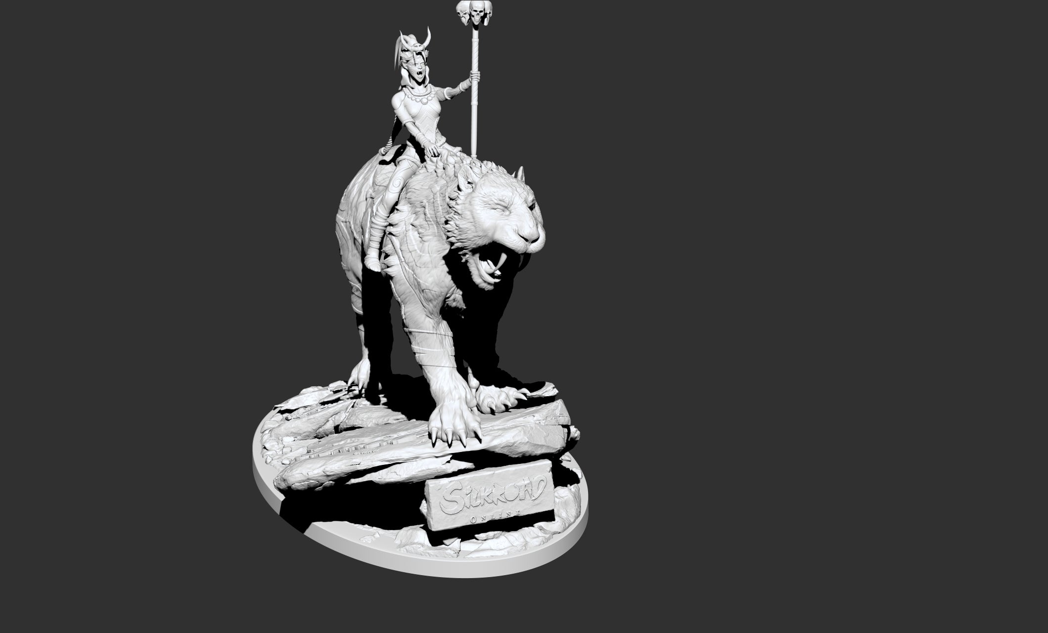 Tiger Girl Silkroad Online 3D STL