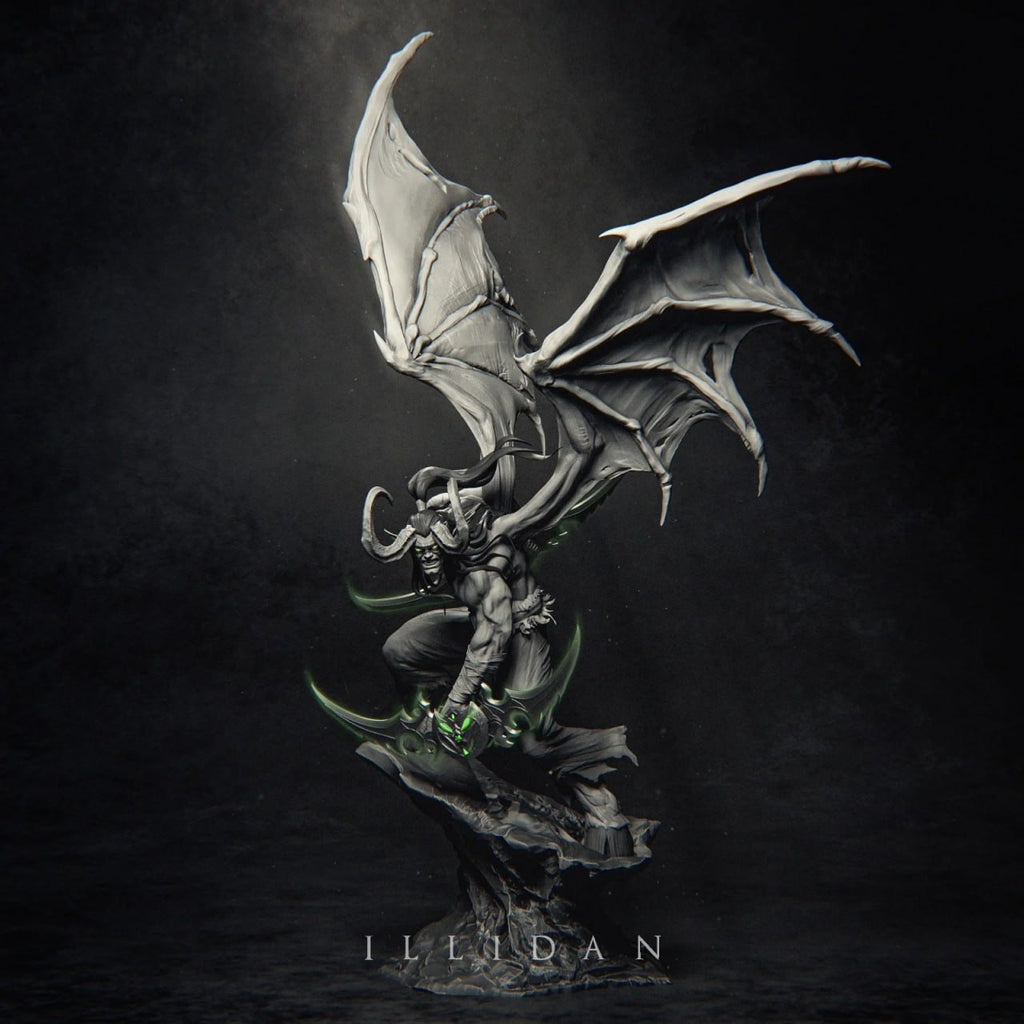 Illidan Stormrage v2 World of Warcraft WoW 3D STL