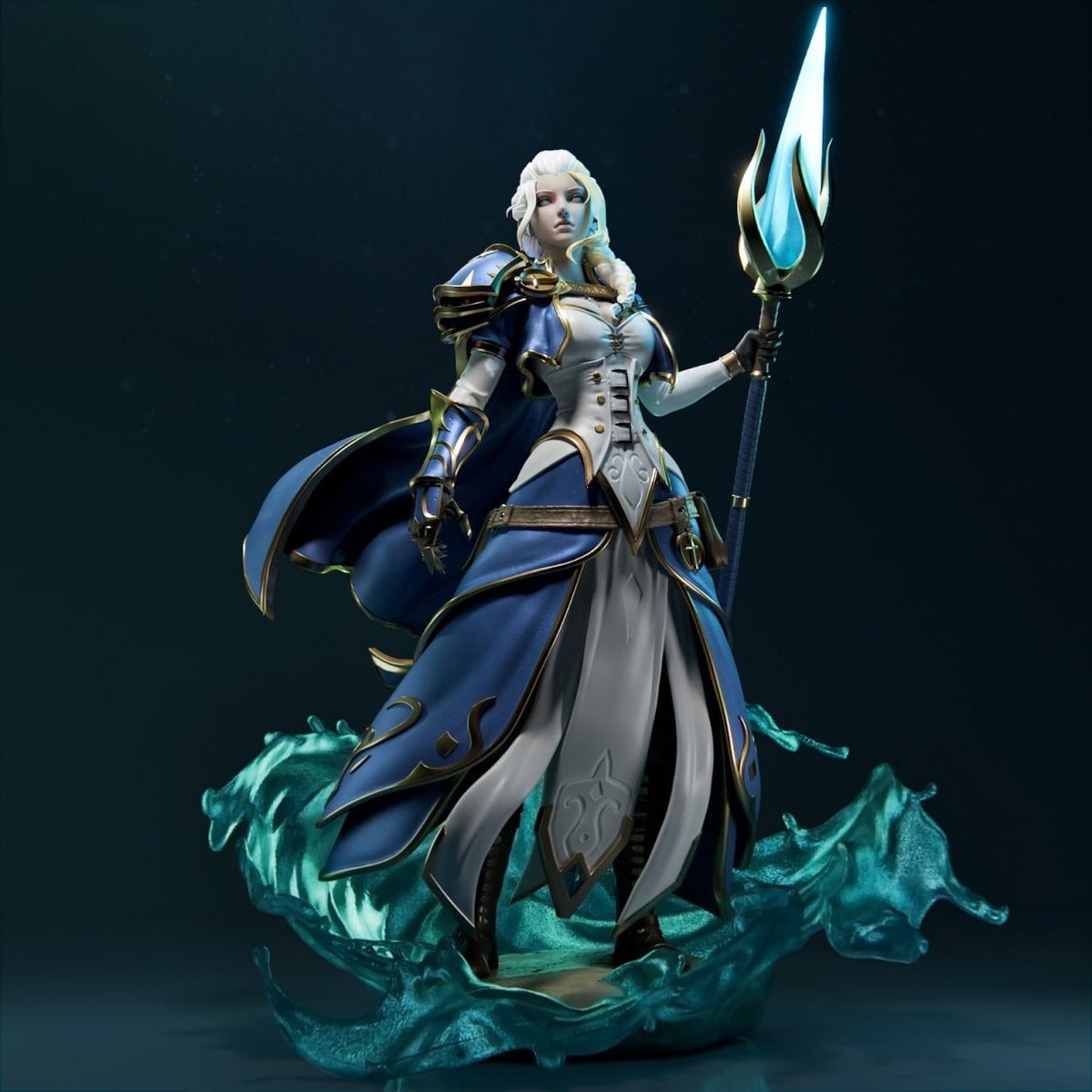 Jaina Proudmoore v3 World of Warcraft 3D STL