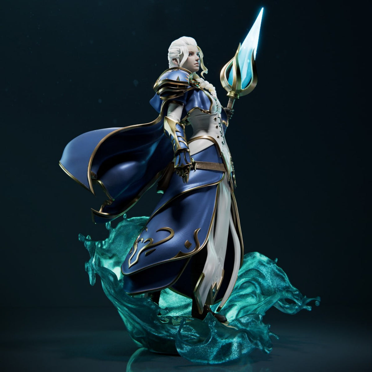 Jaina Proudmoore v3 World of Warcraft 3D STL
