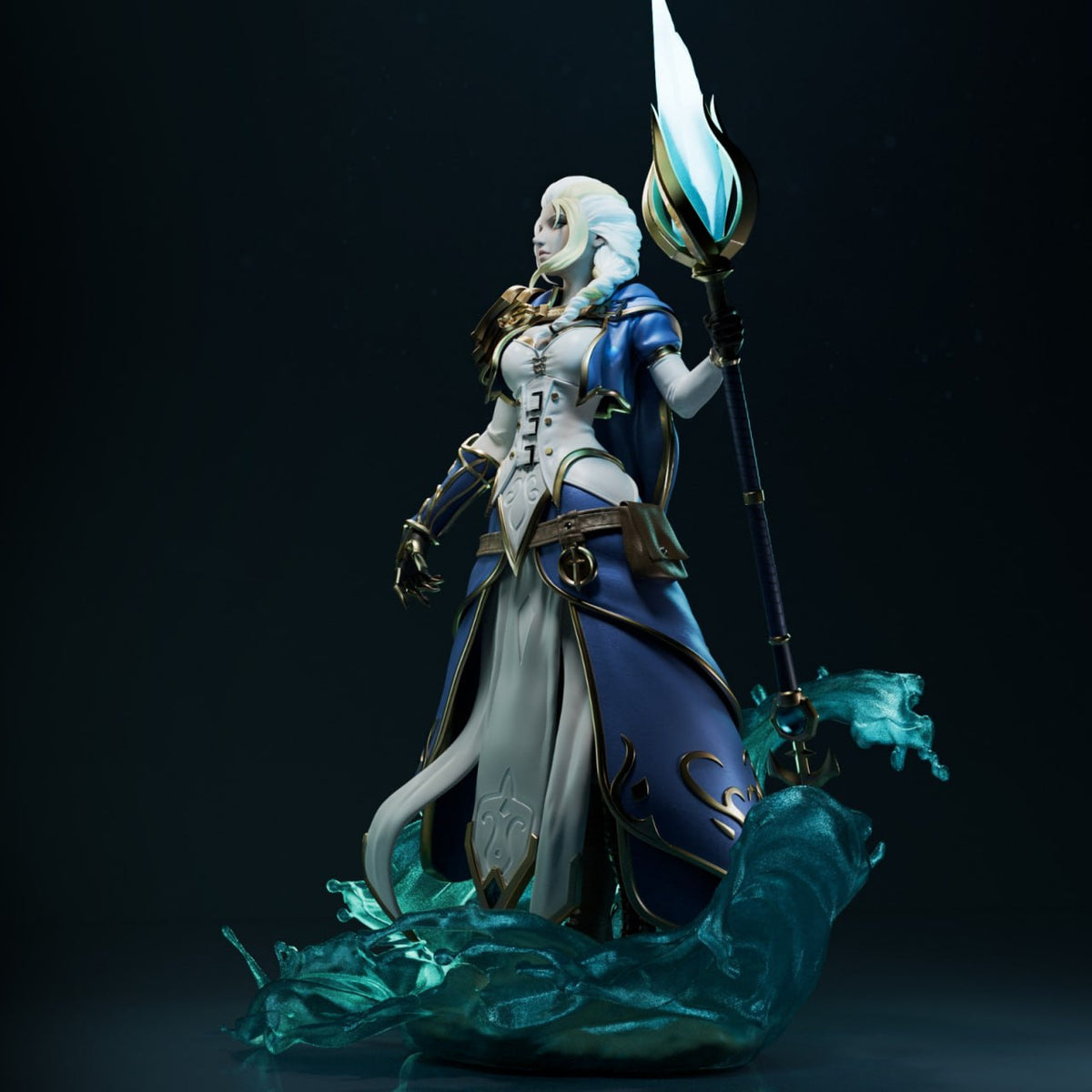 Jaina Proudmoore v3 World of Warcraft 3D STL