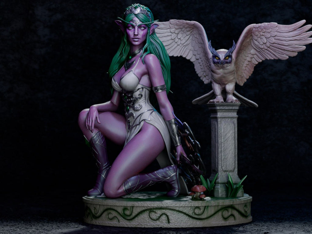 Tyrande Whisperwind CA3D World of Warcraft WoW 3D STL