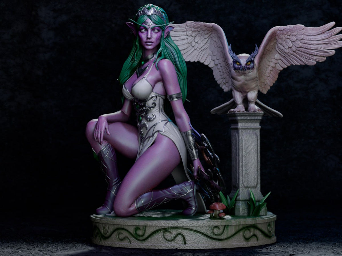 Tyrande Whisperwind CA3D World of Warcraft WoW 3D STL