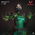 Viper Valorant Ajan Agent Figür 3D STL