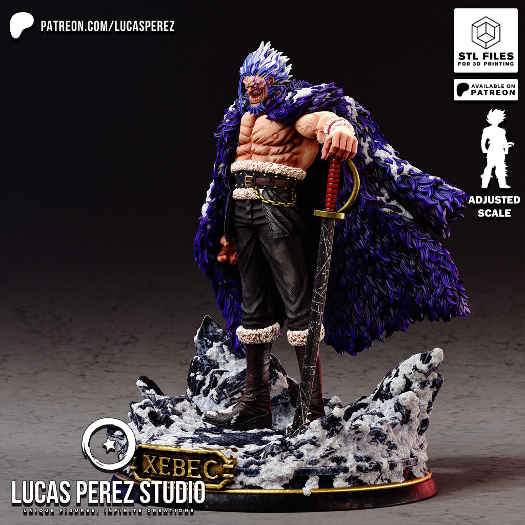 Rocks D. Xebec One Piece 3D STL