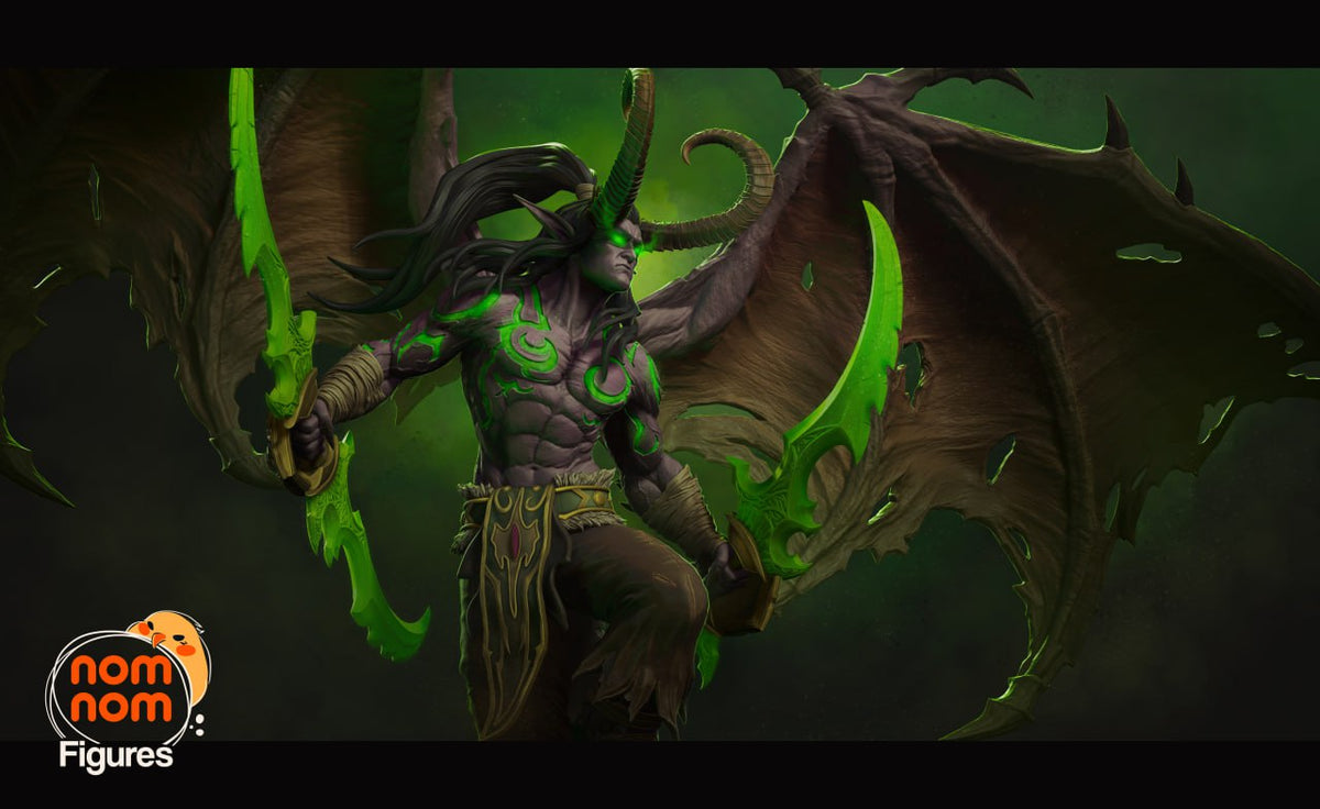 Illidan Stormrage Nomnom World of Warcraft 3D STL
