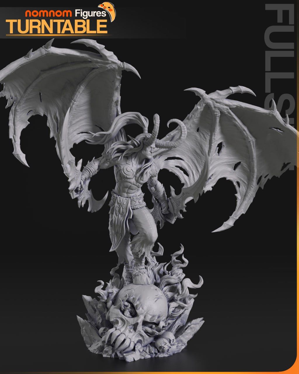 Illidan Stormrage Nomnom World of Warcraft 3D STL