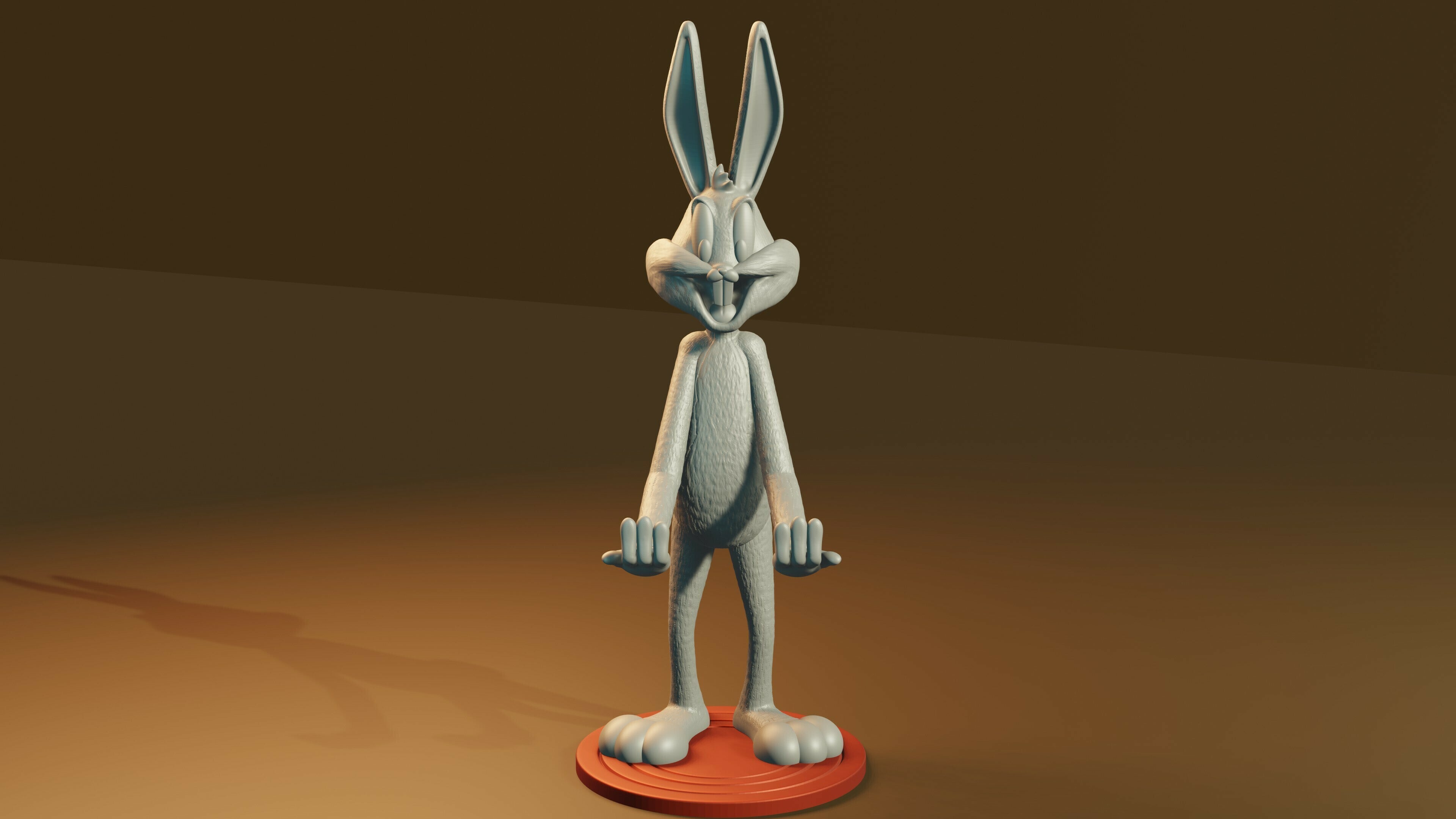 Bugs Bunny Kol joystick gamepad tutucu holder 3D STL