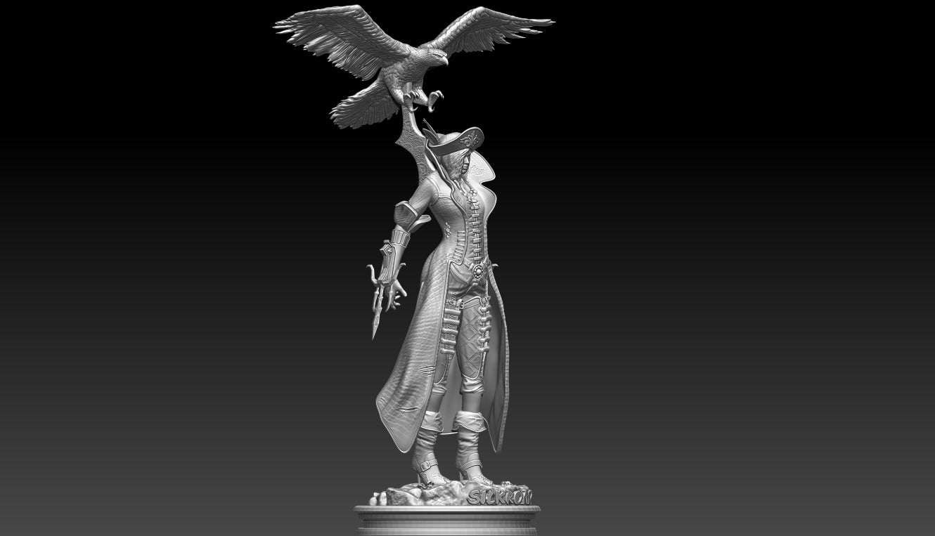 Captain Ivy Silkroad Online 3D STL