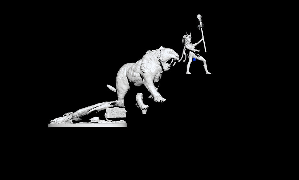 Tiger Girl Silkroad Online 3D STL