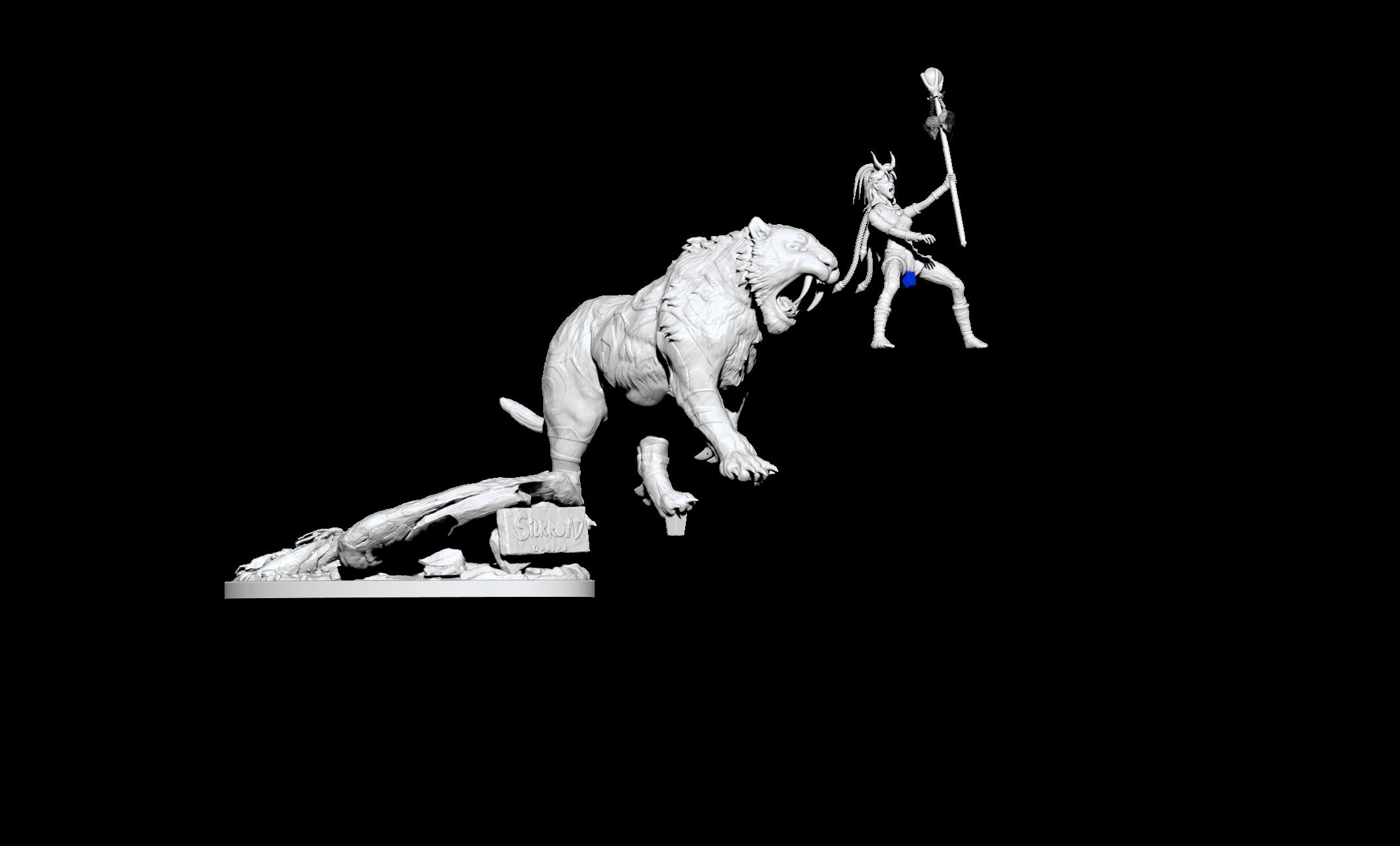 Tiger Girl Silkroad Online 3D STL