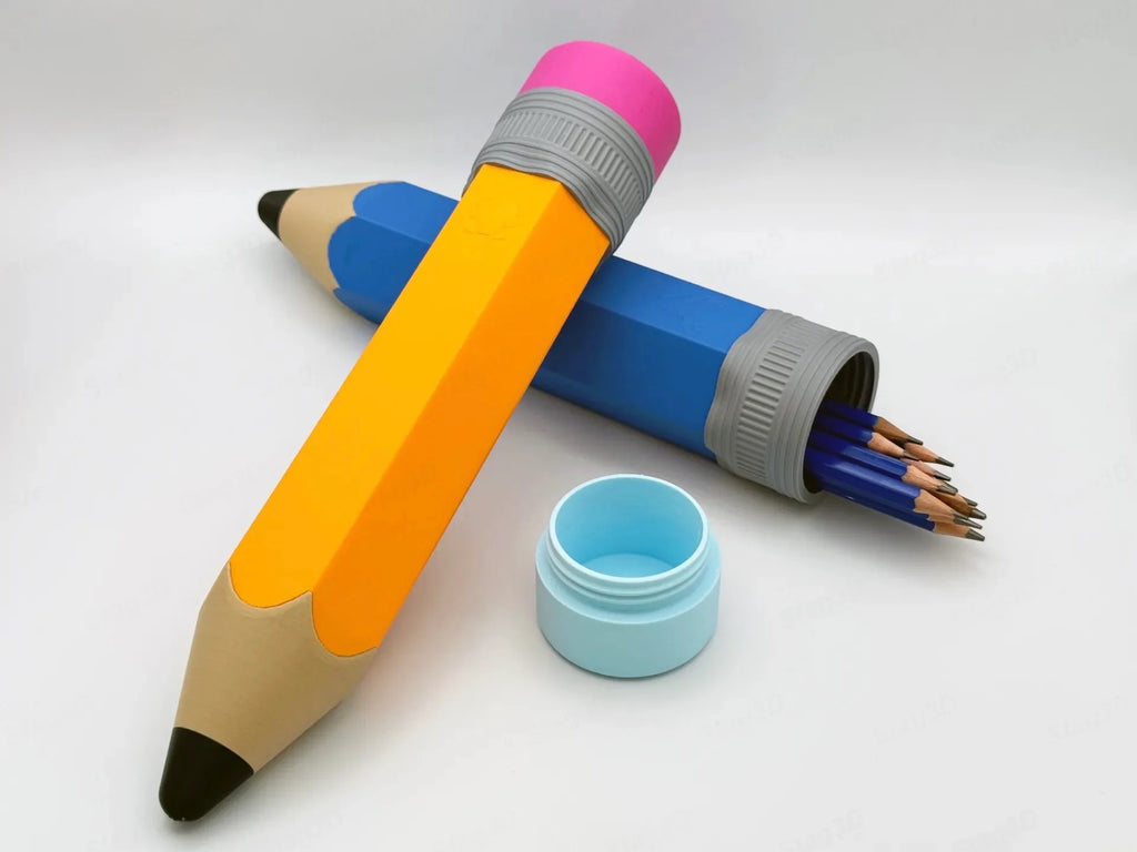 Kalem şeklinde kalemlik Pencilcase STL