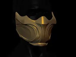 Mortal Kombat Scorpion Maskesi 3D STL