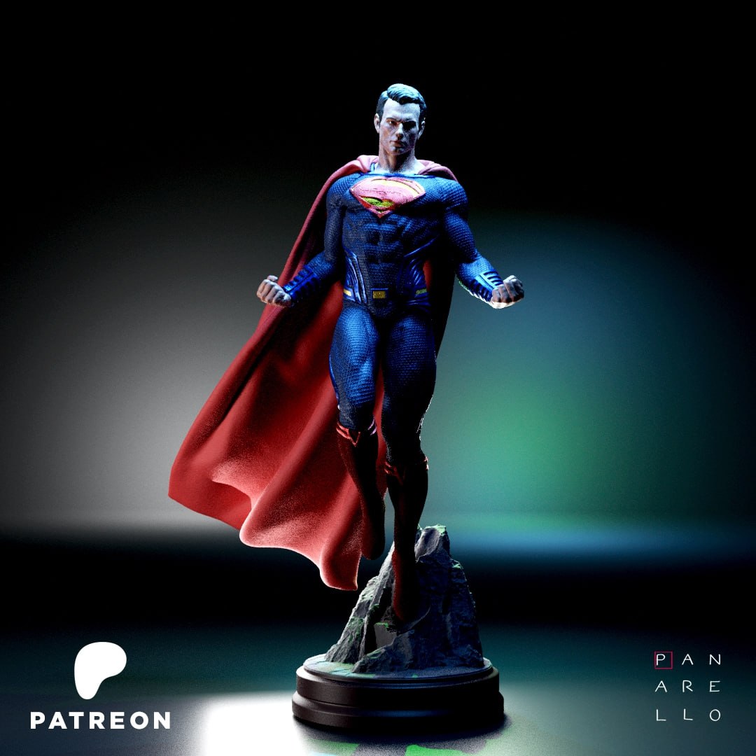 Superman Henry Cavill Panarello 3D STL
