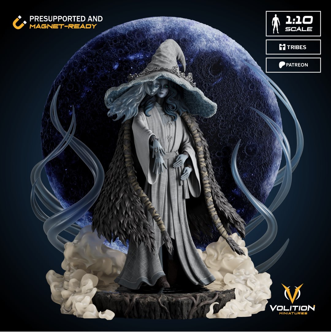 Elden Ring Ranni Blue Moon 3D STL