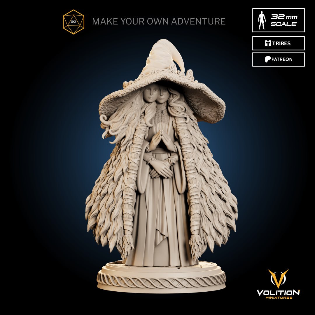 Elden Ring Ranni Blue Moon 3D STL