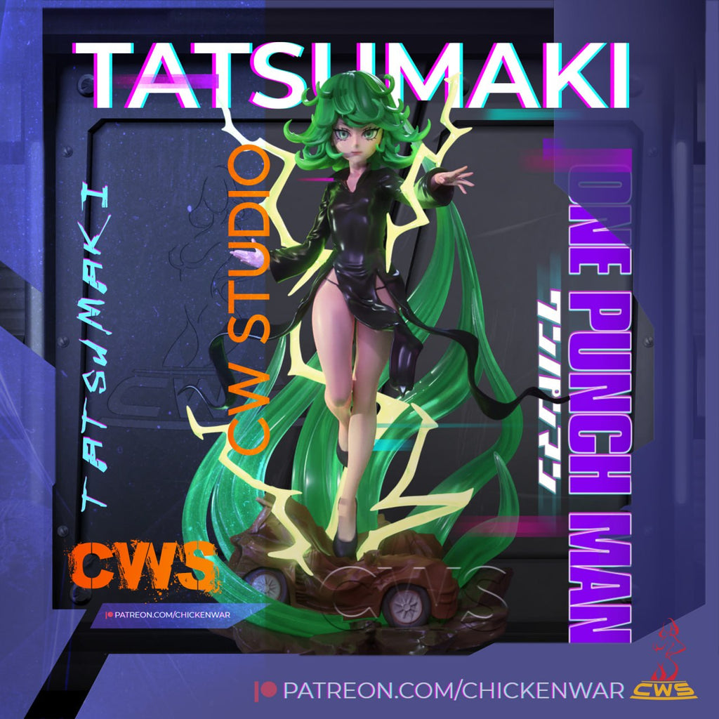 Tatsumaki One punch man 3D STL