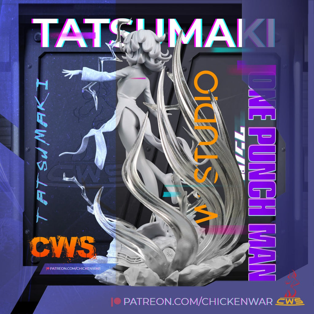 Tatsumaki One punch man 3D STL