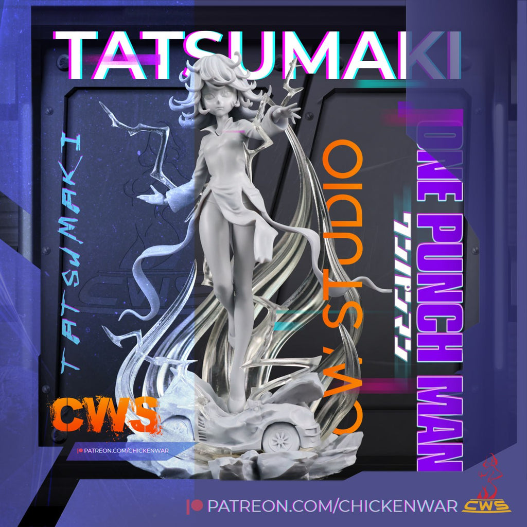Tatsumaki One punch man 3D STL