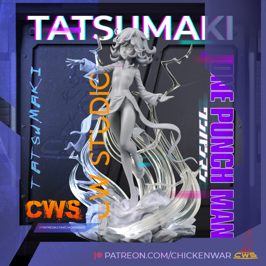 Tatsumaki One punch man 3D STL