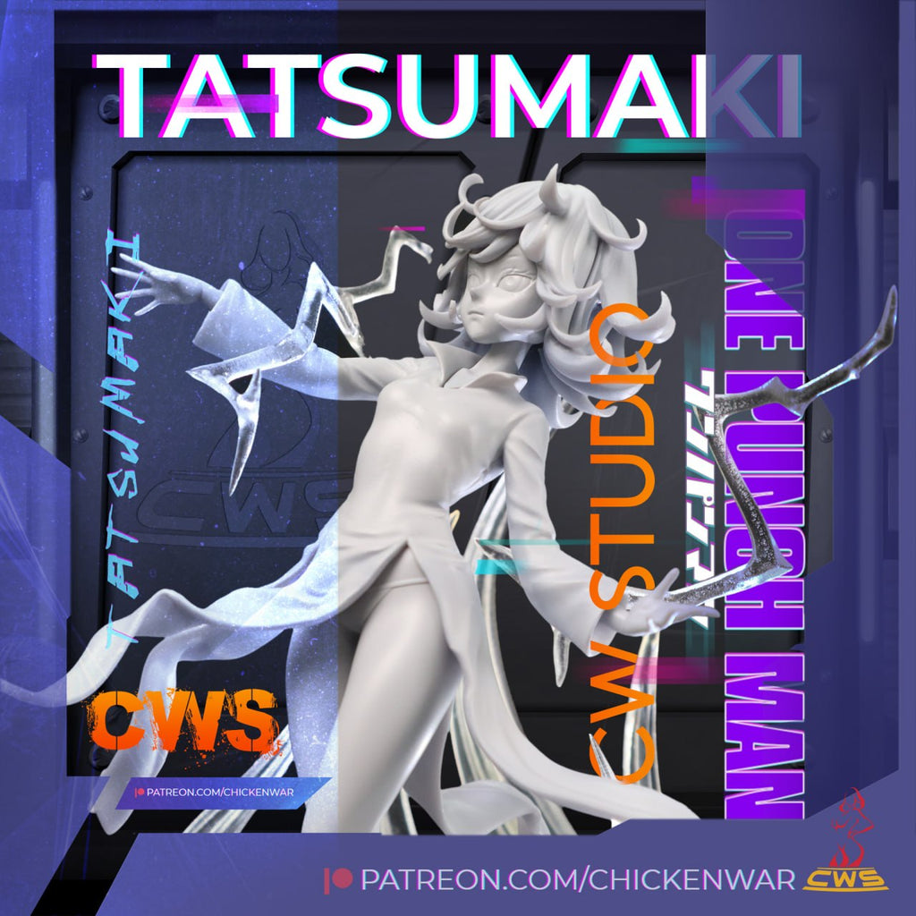 Tatsumaki One punch man 3D STL
