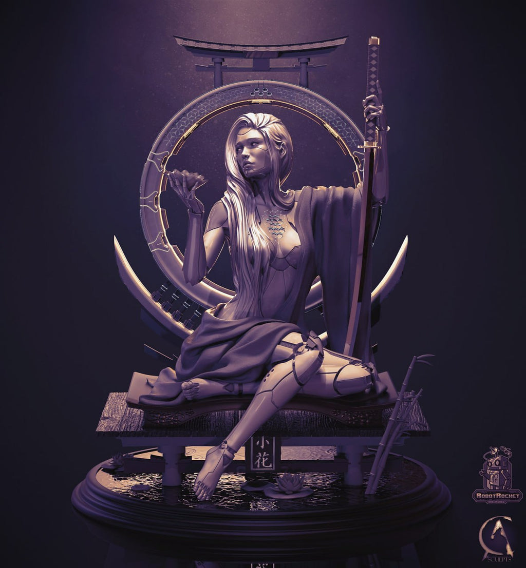 Re-Konnect Vignette Cyberpunk Samuraiy STL