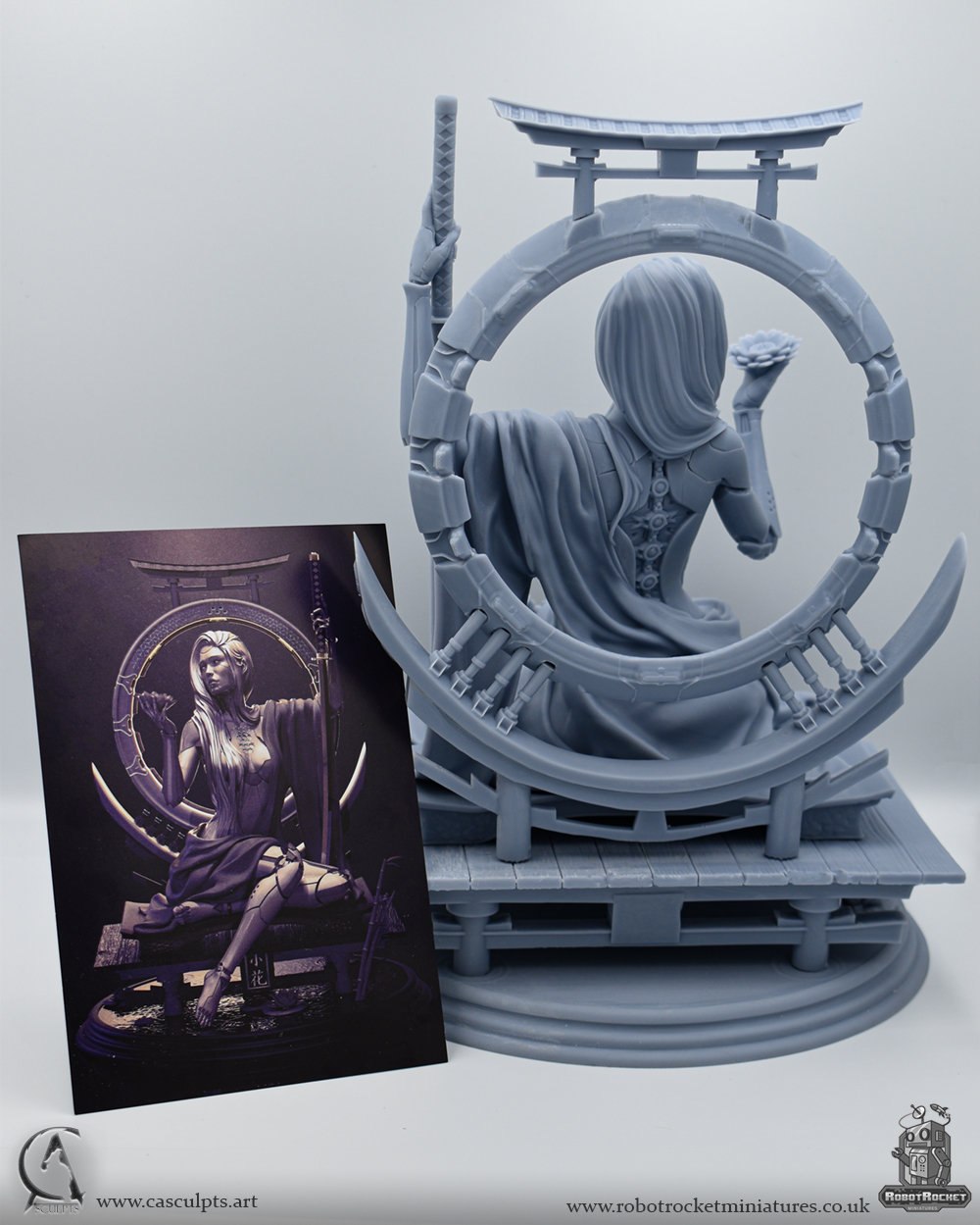 Re-Konnect Vignette Cyberpunk Samuraiy STL