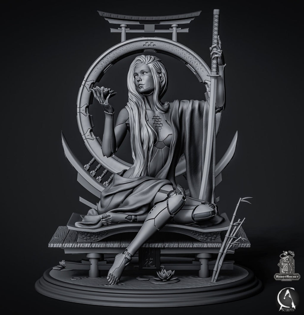 Re-Konnect Vignette Cyberpunk Samuraiy STL