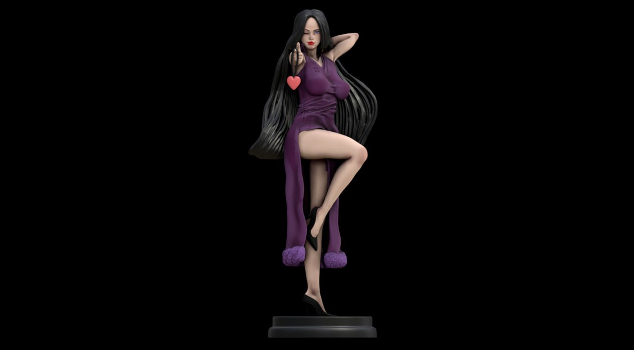 Boa Hancock Love  One Piece 3D STL