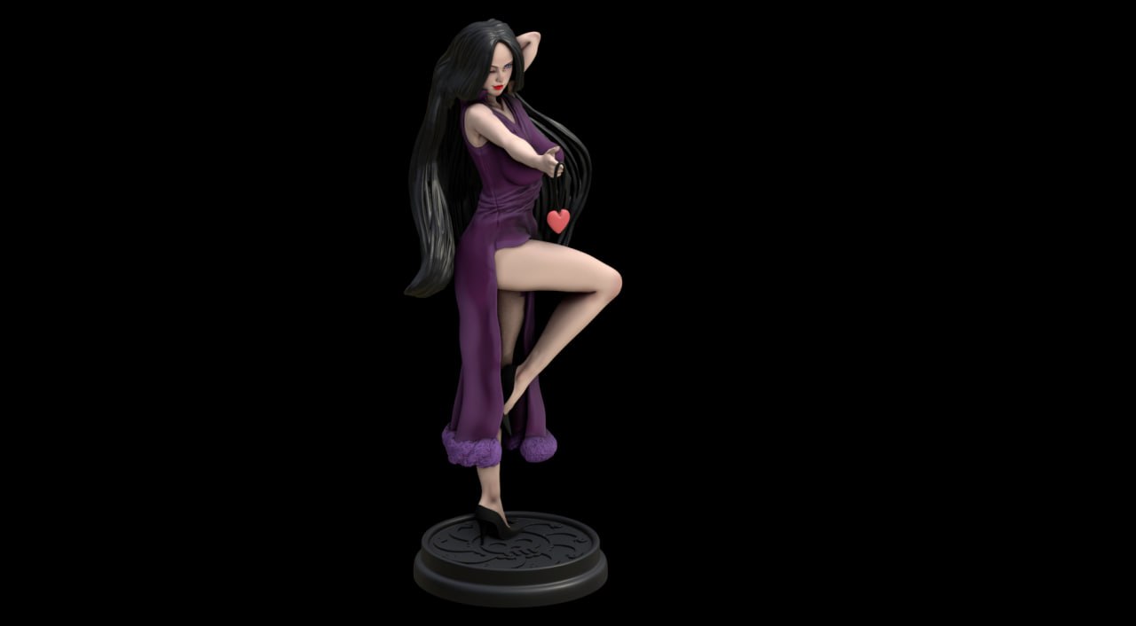 Boa Hancock Love  One Piece 3D STL