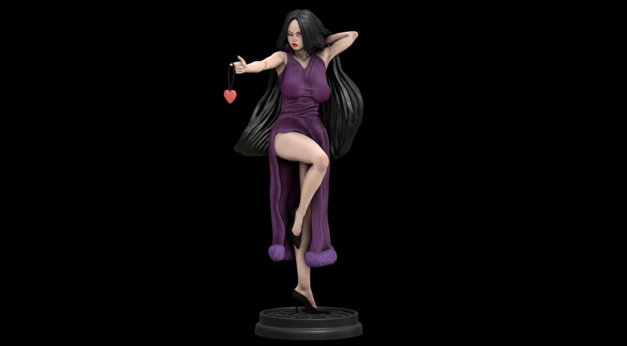 Boa Hancock Love  One Piece 3D STL