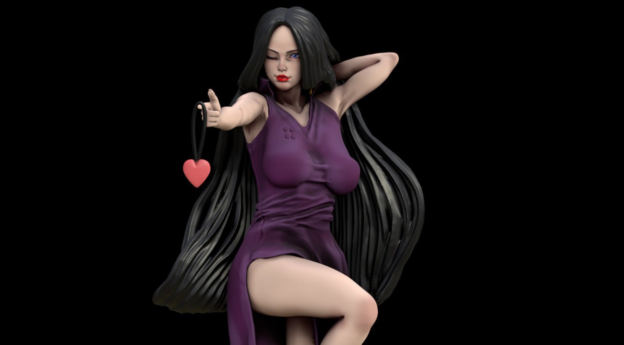 Boa Hancock Love  One Piece 3D STL