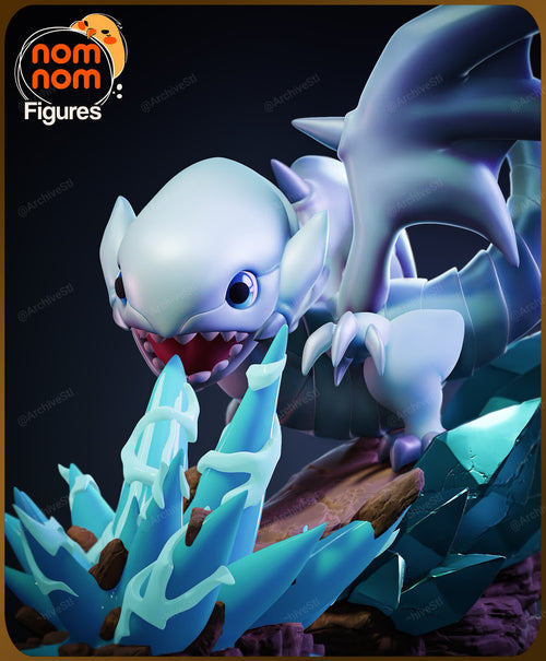 Blue eyes white dragon Yugioh chibi 3D STL