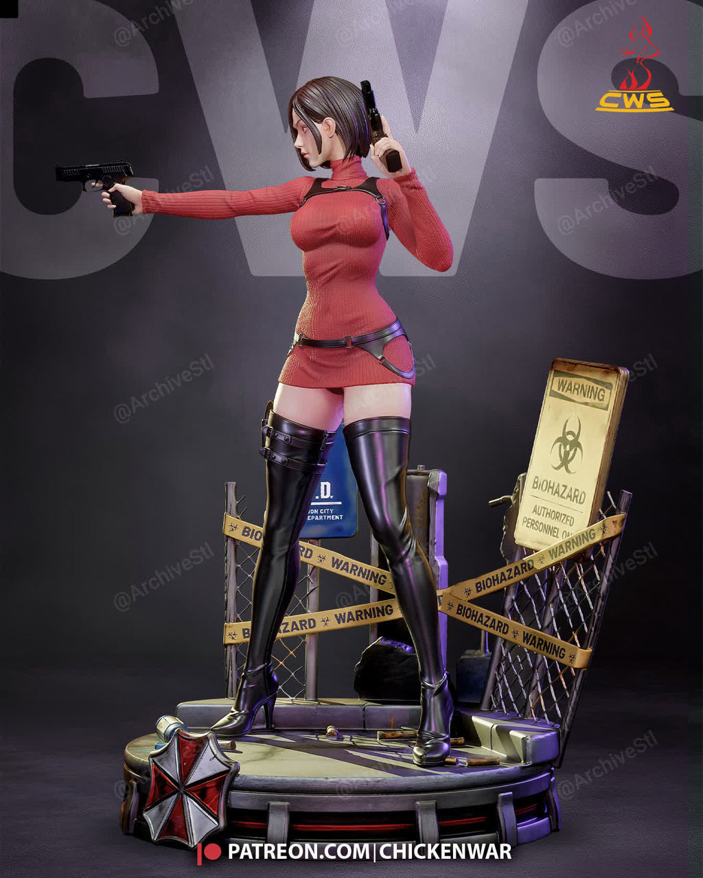 Ada Wong CW Studio 3D STL