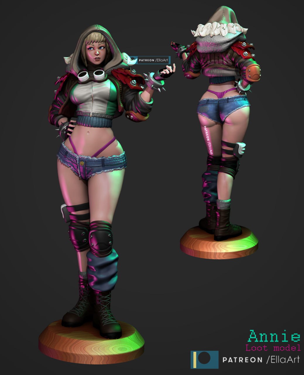 Ella art Annie 3D STL