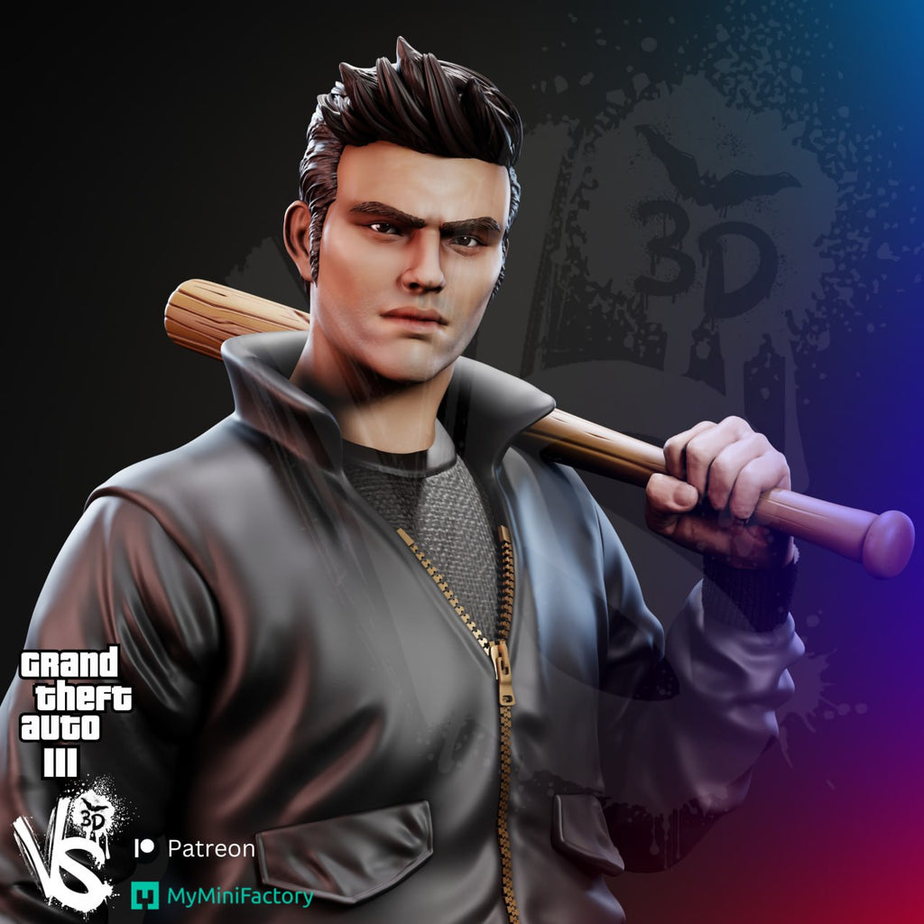 GTA 3 Claude Speed Grand Theft Auto III 3D STL