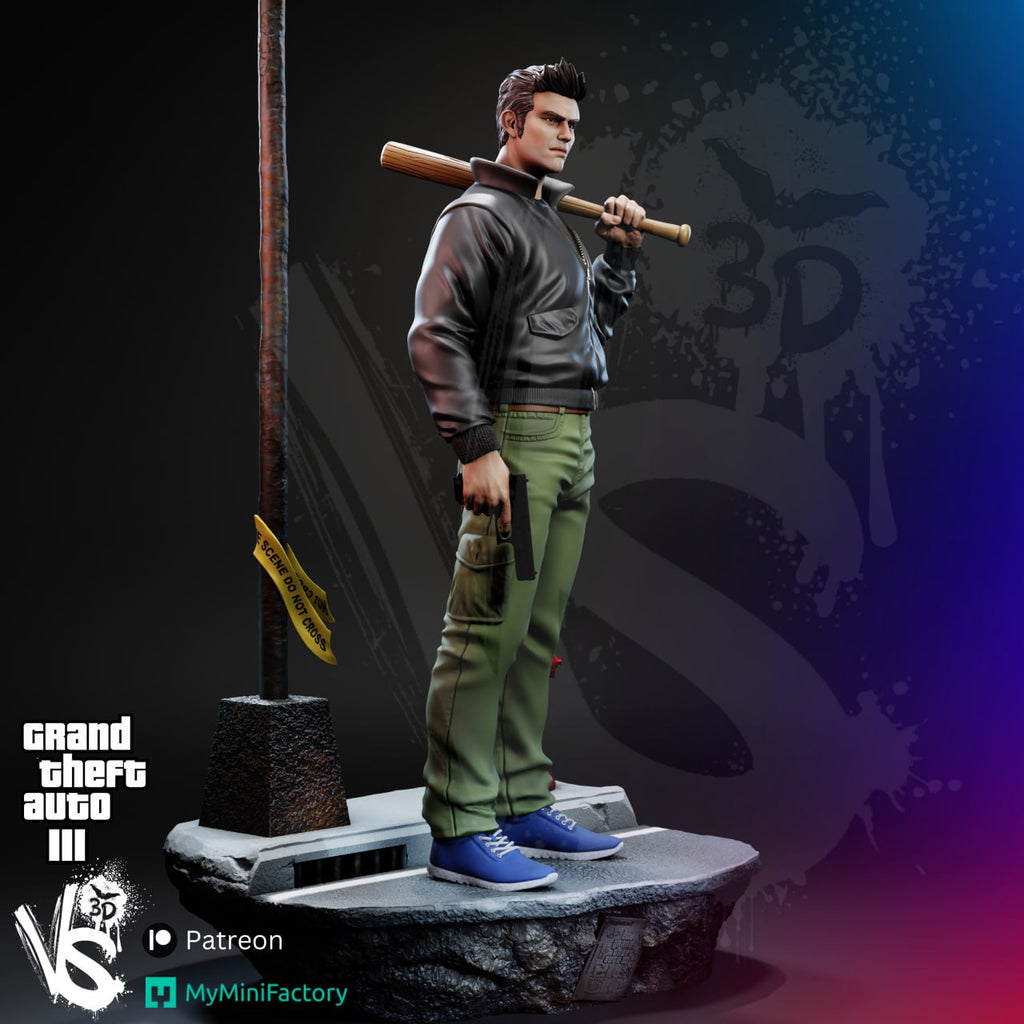GTA 3 Claude Speed Grand Theft Auto III 3D STL