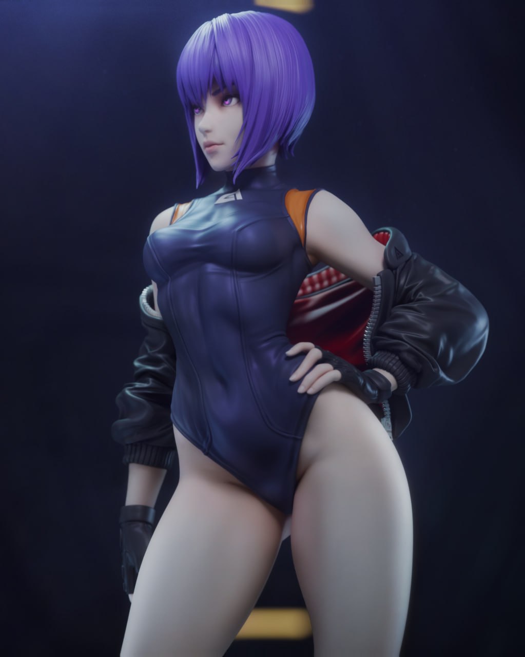 Motoko Kusanagi Ghost in Shell 3D STL