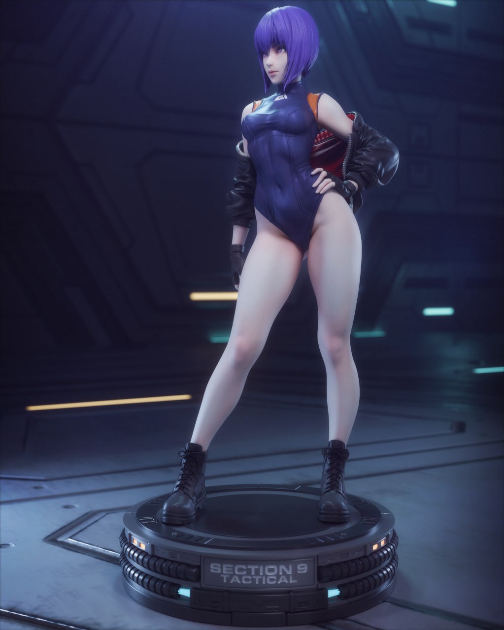 Motoko Kusanagi Ghost in Shell 3D STL