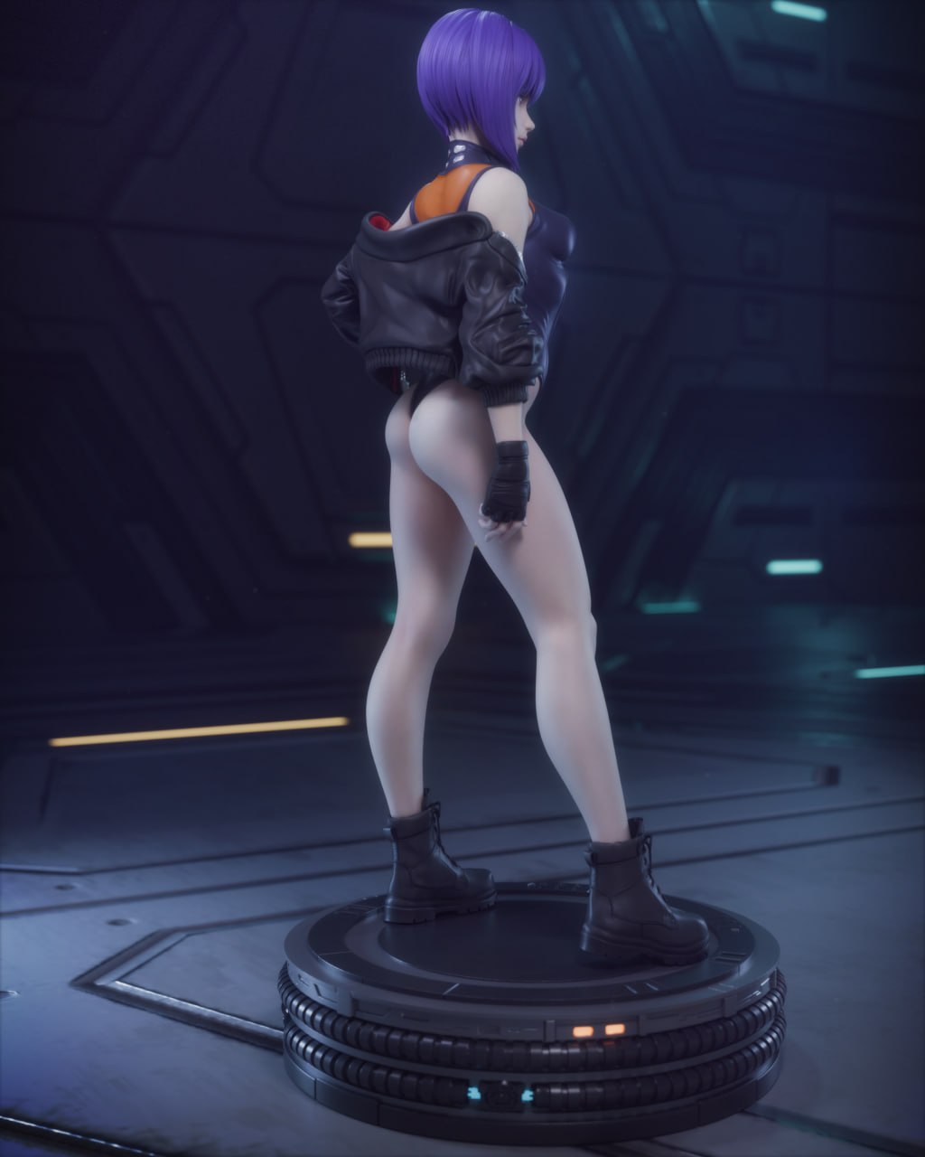 Motoko Kusanagi Ghost in Shell 3D STL