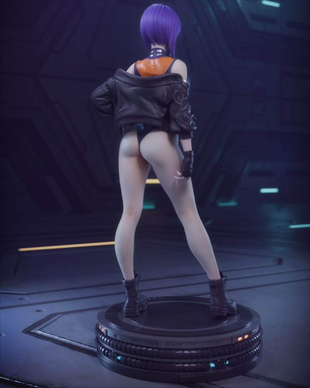 Motoko Kusanagi Ghost in Shell 3D STL