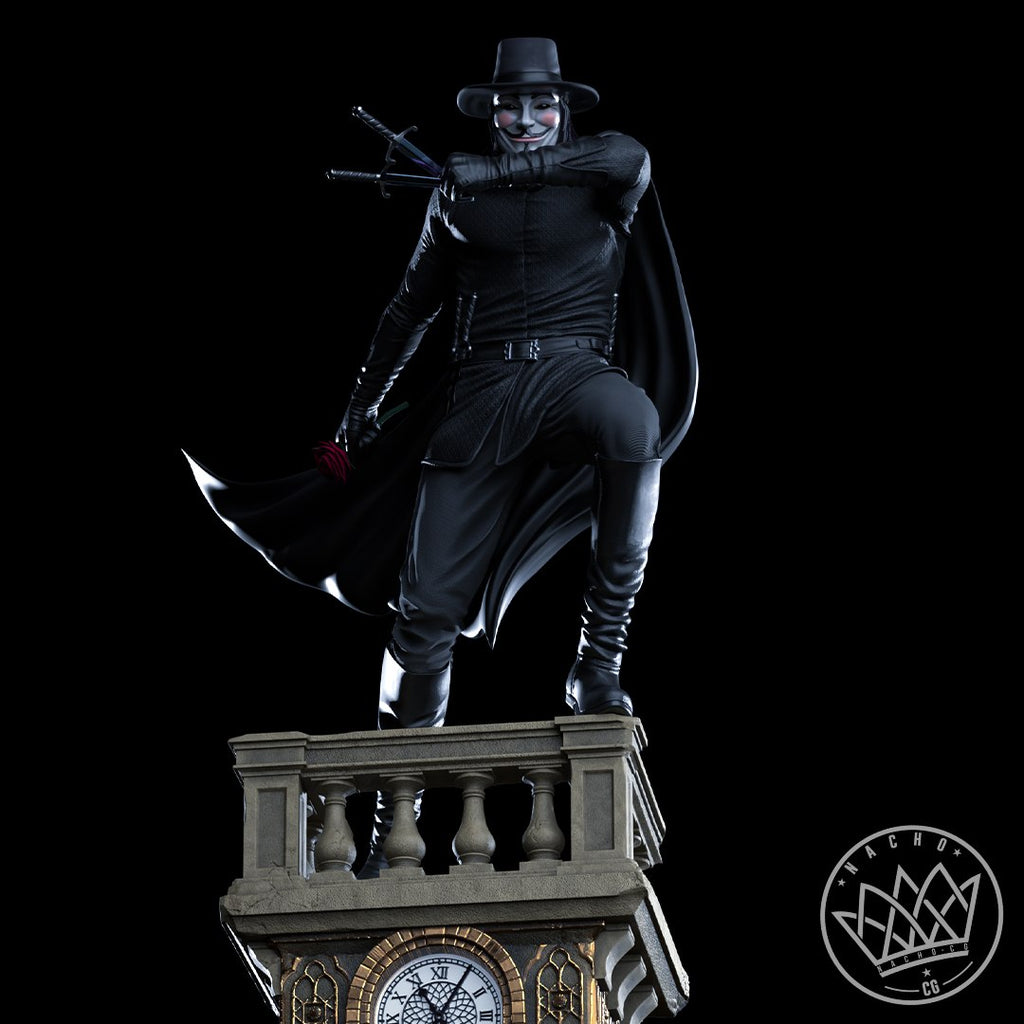 V for Vendetta 3D STL