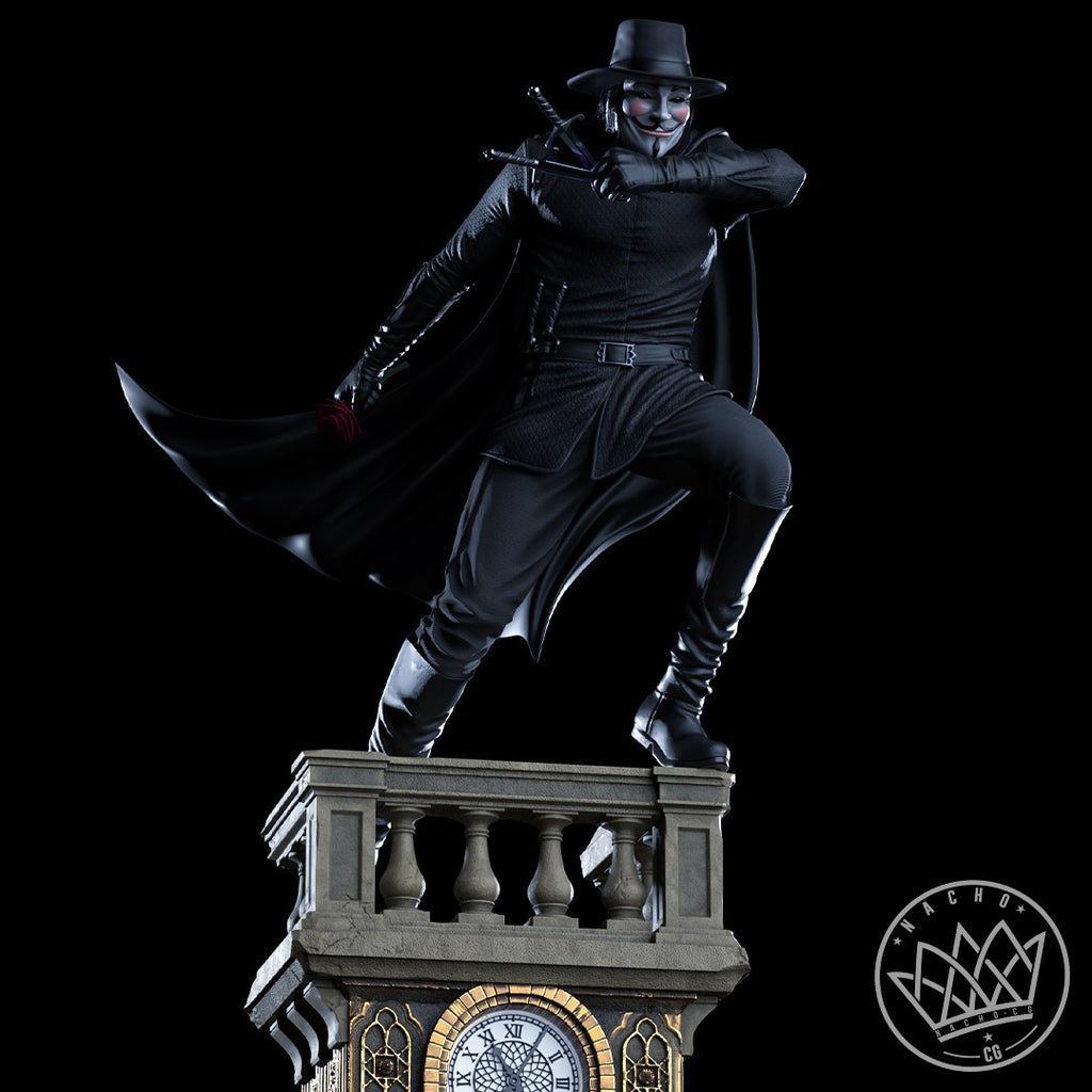 V for Vendetta 3D STL