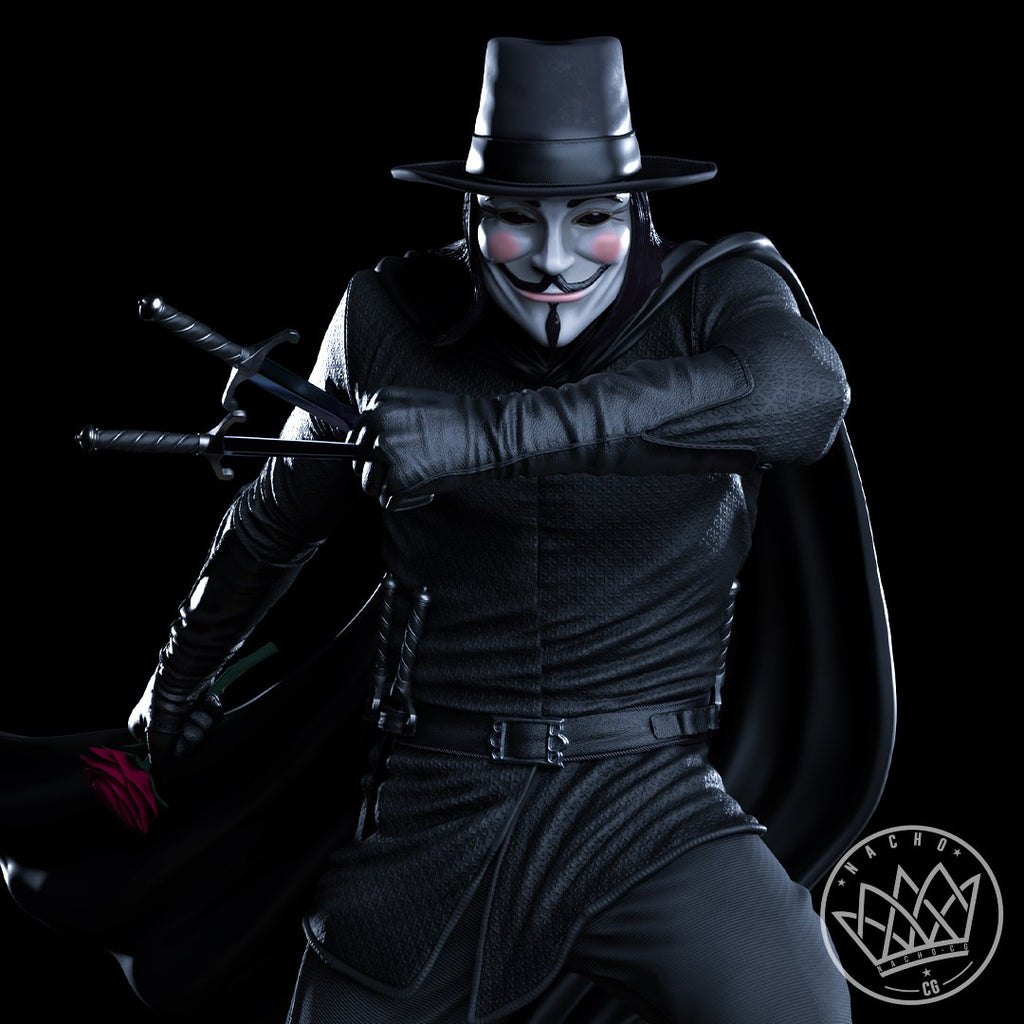 V for Vendetta 3D STL