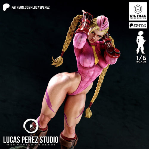 Cammy Street Fighter Lucas 3D STL